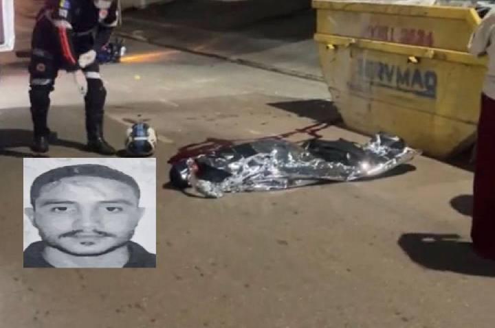 Jovem perde controle de moto e morre ao colider com papa de entulho