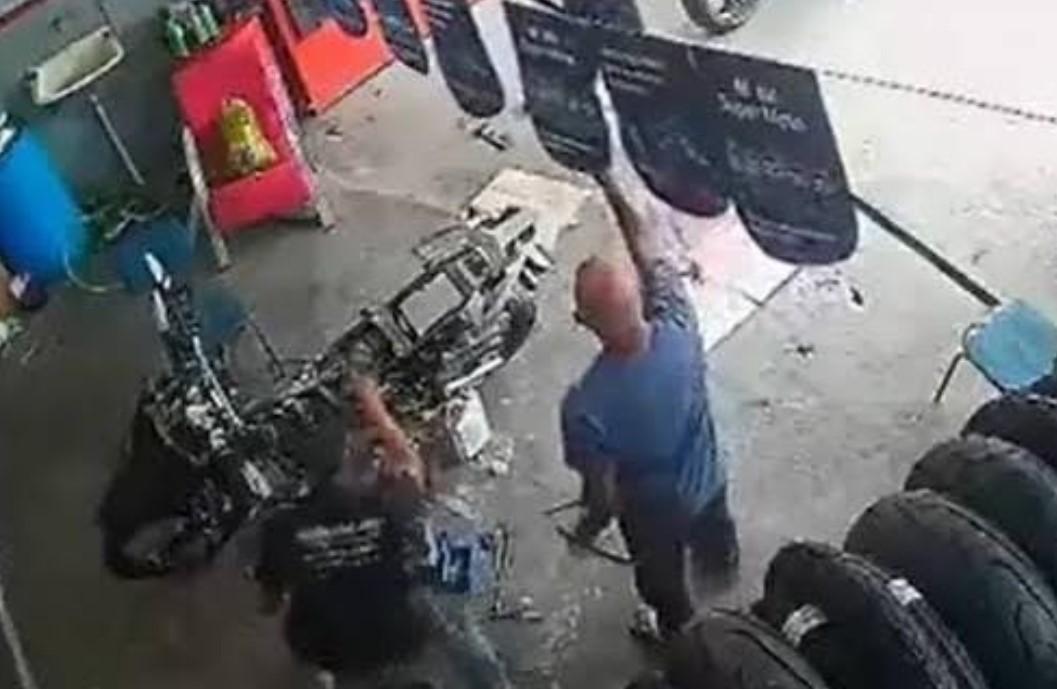 Borracheiro é agredido com tijoladas após discussão por desocupação