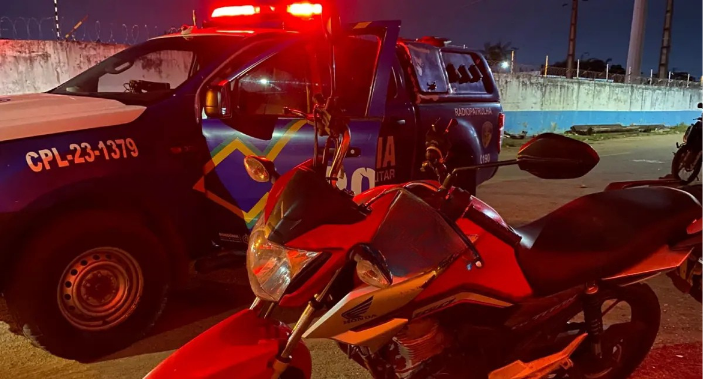 Moto de trabalhador de app é recuperada após assalto em Porto Velho
