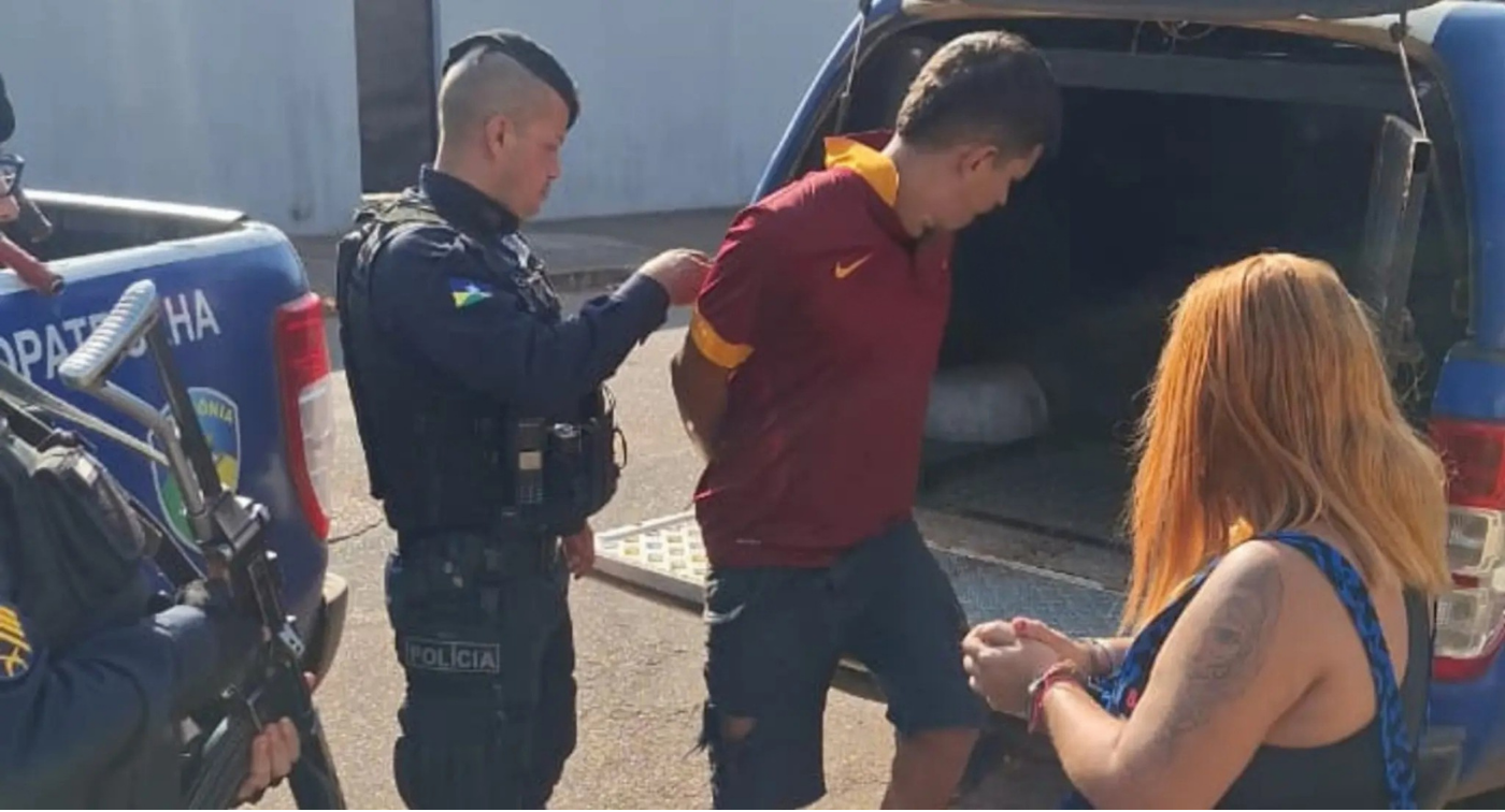 PM desarticula ponto de venda de drogas e prende casal em Porto Velho