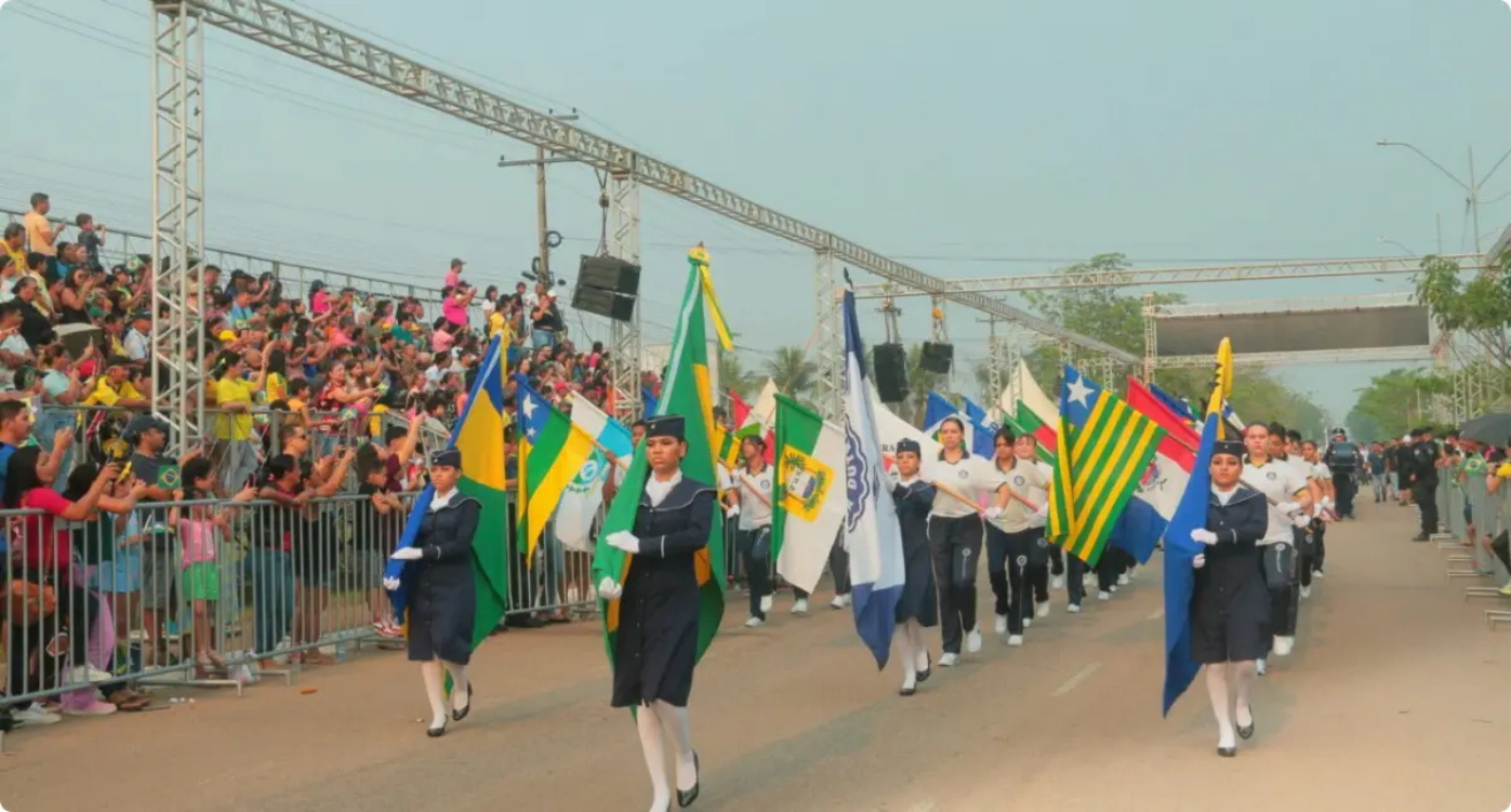 Escolas estaduais se preparam para o 7 de Setembro em Porto Velho