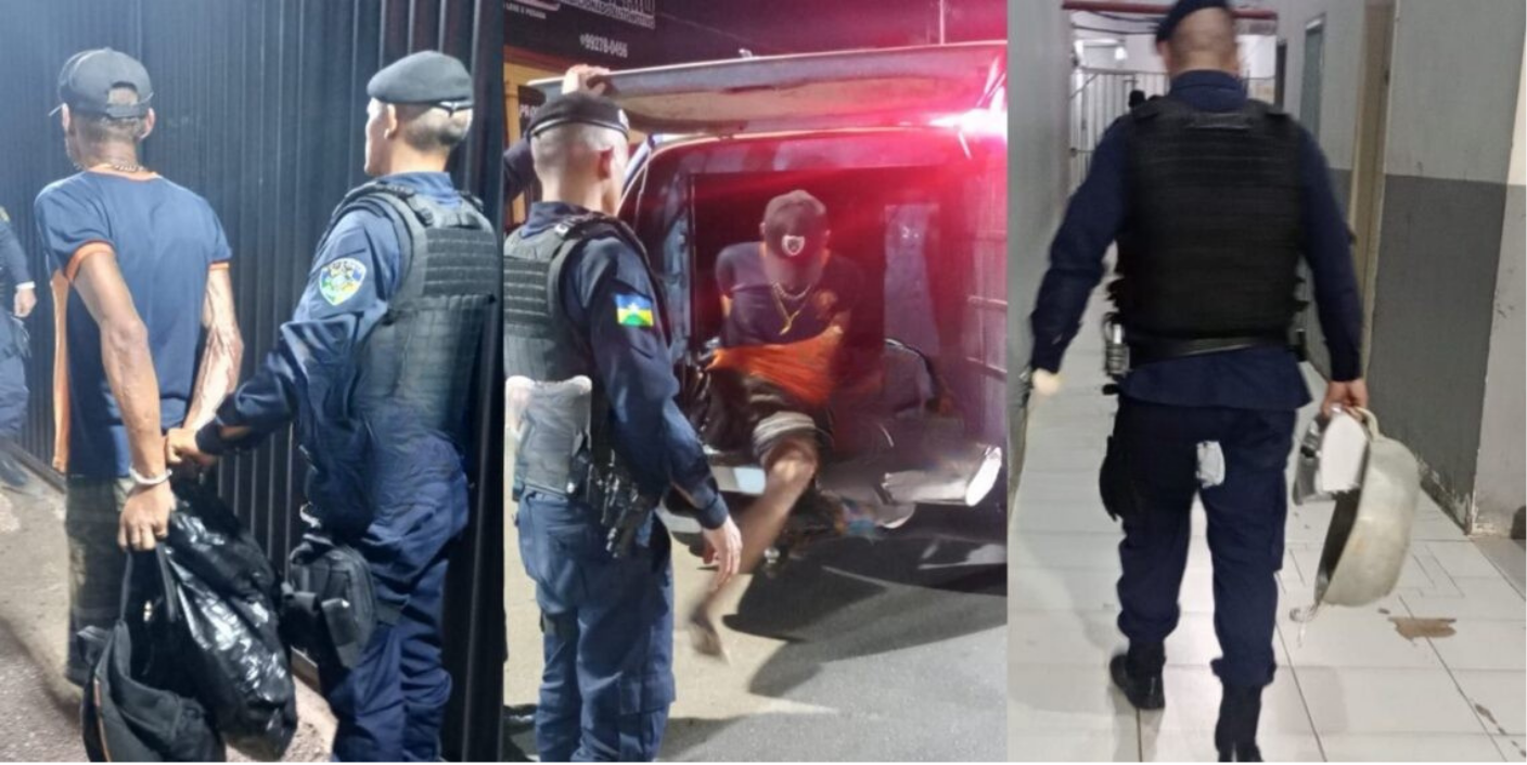 Foragido da Justiça é preso após furtar objetos em residência no centro de Porto Velho