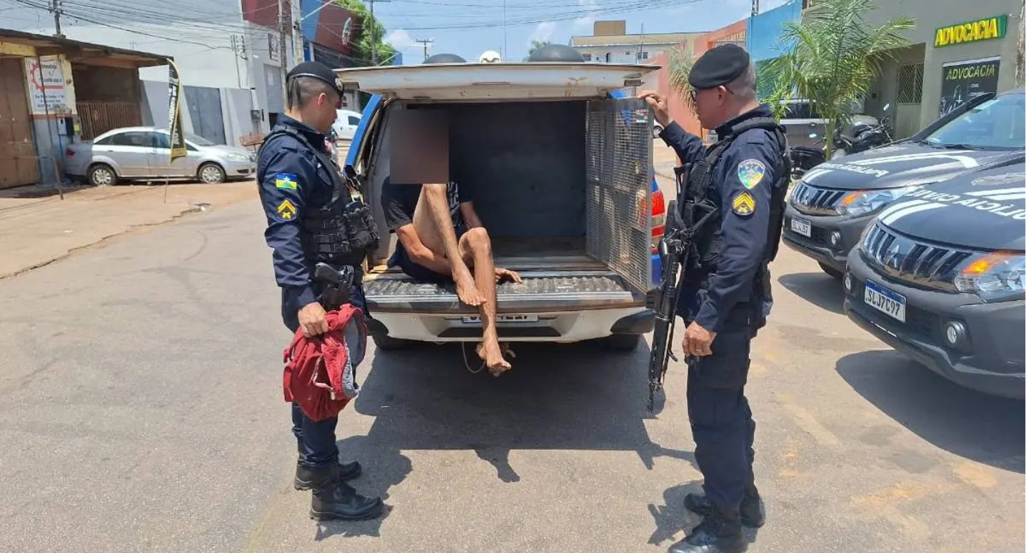 Homem é preso por porte ilegal de arma no bairro Porto Cristo