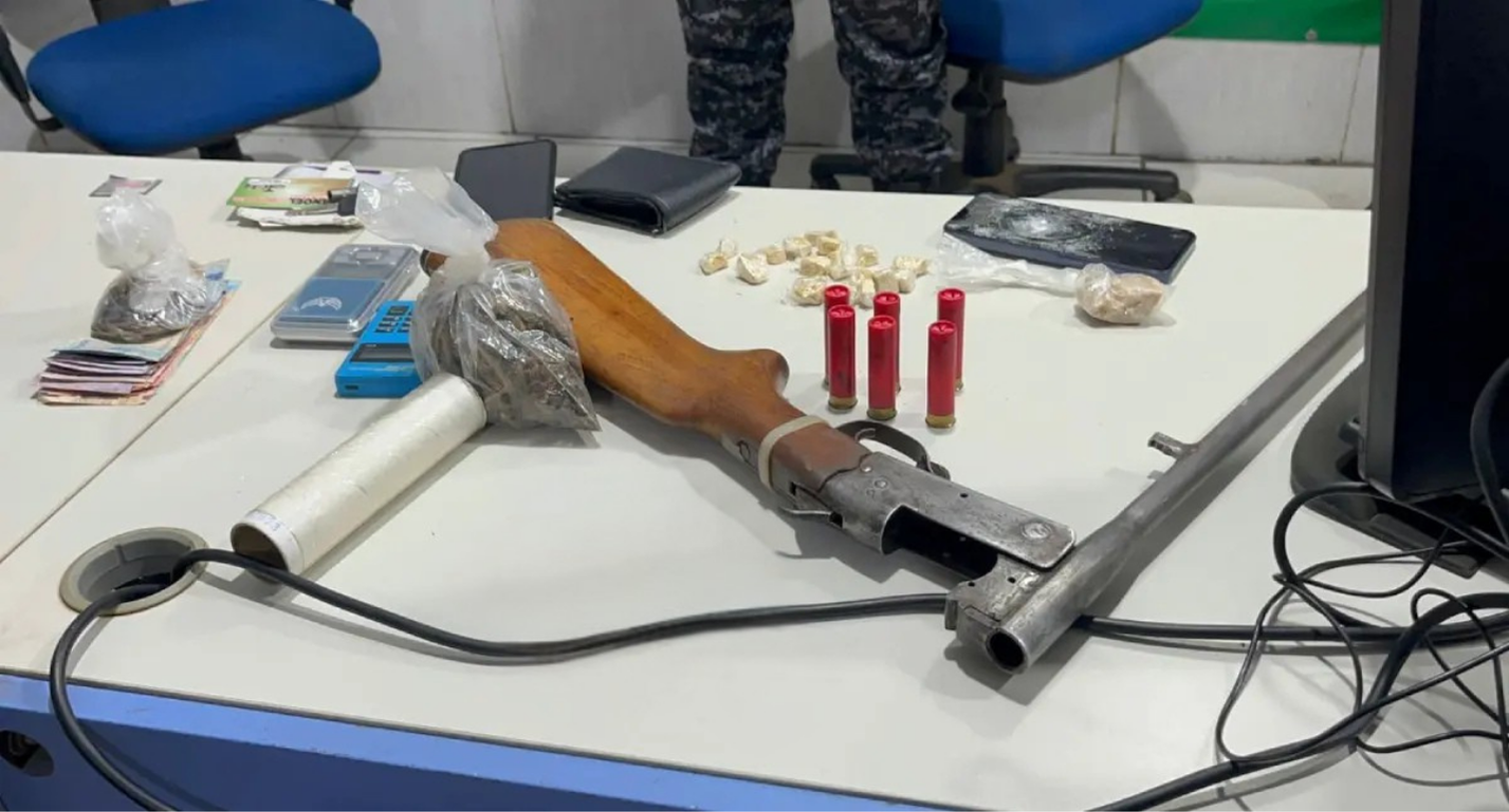 Homem é preso por tráfico de drogas no bairro Caladinho, em Porto Velho