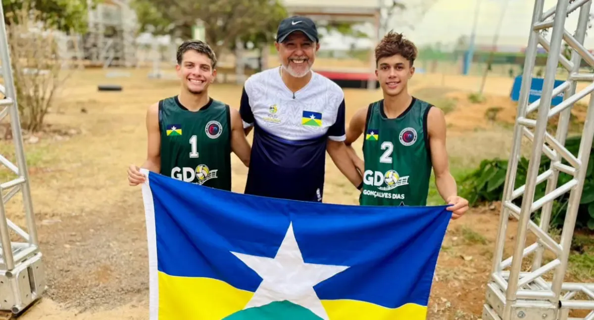 Ji-Paraná conquista prata no vôlei de praia em Brasília