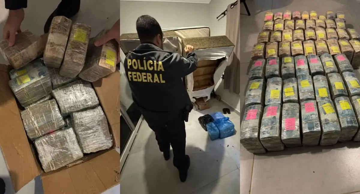 PF apreende R$ 3,8 milhões escondidos em colchão no Triângulo Mineiro
