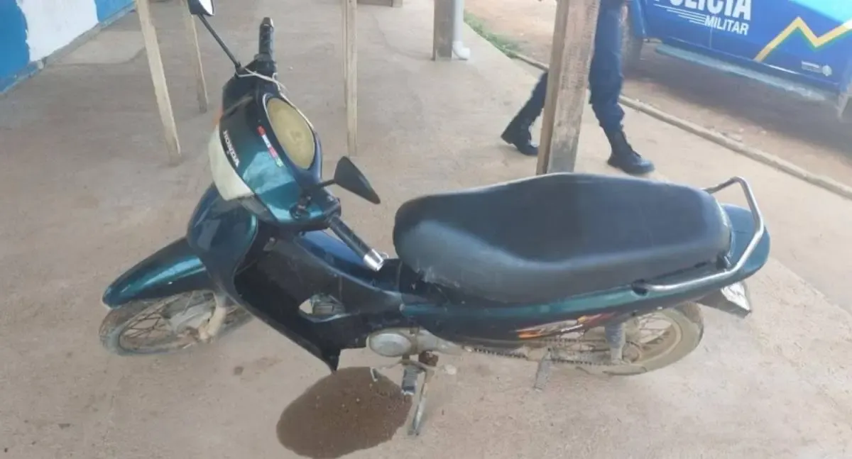 Polícia apreende moto adulterada em Machadinho do Oeste