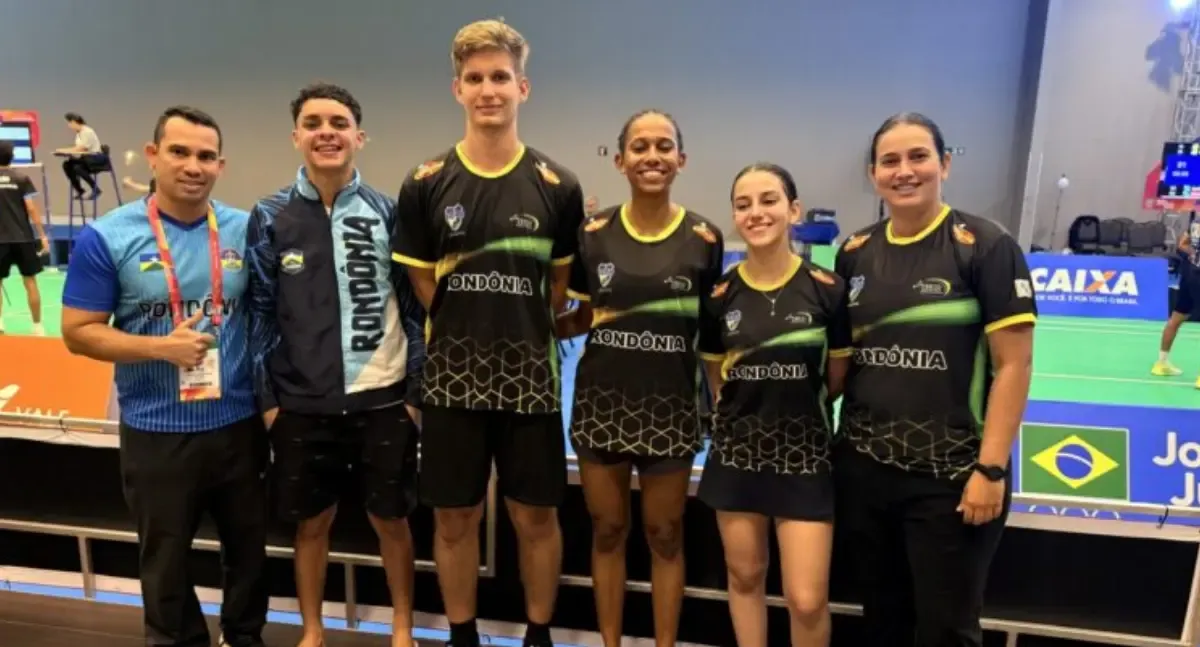 Rondônia conquista ouro e bronze no badminton nos Jogos da Juventude 2025