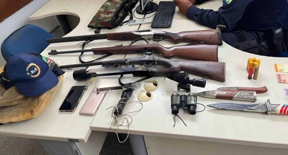 Dois homens são presos após furto e roubo de armas em Ji-Paraná