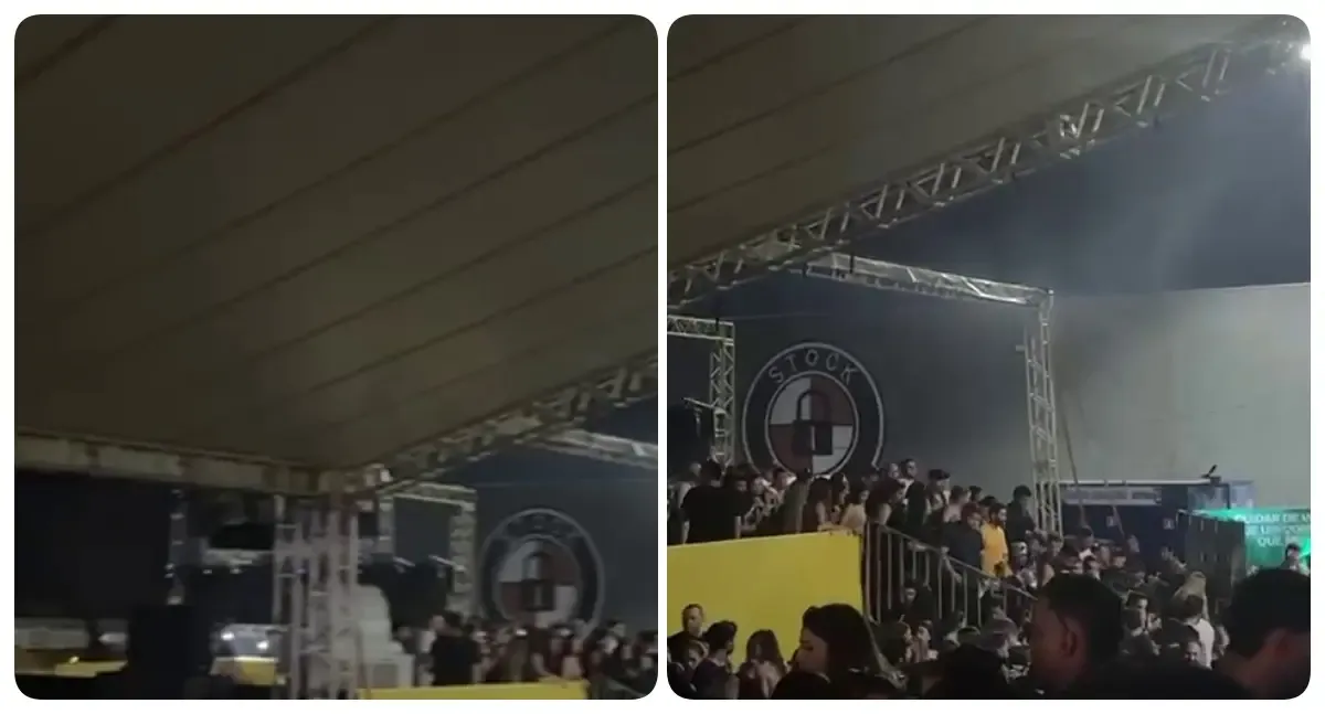 Estrutura de camarote cede em show de vintage culture