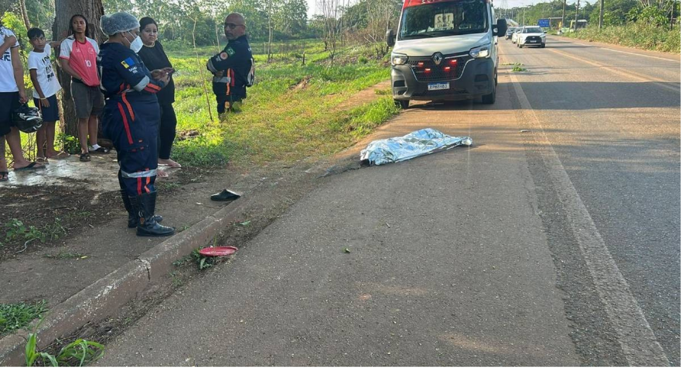 Idoso morre após passar mal e cair na BR-319 em Porto Velho