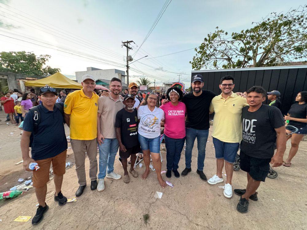 Nim Barroso participa de festas do Dia das Crianças em Tancredópolis e Ji-Paraná
