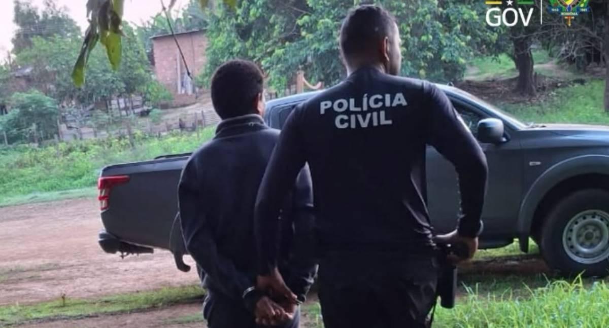 Polícia Civil prende homem suspeito de homicídio em Candeias do Jamari