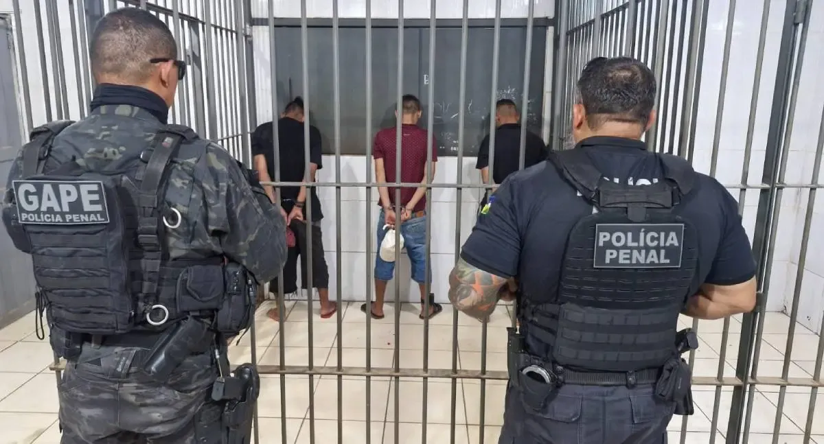 Trio do Comando Vermelho é preso em Porto Velho após tentativa de assalto
