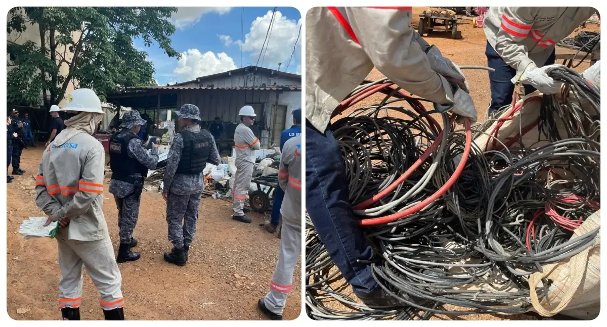 Polícia Militar apreende mais de um quilômetro de fios elétricos furtados em Ariquemes