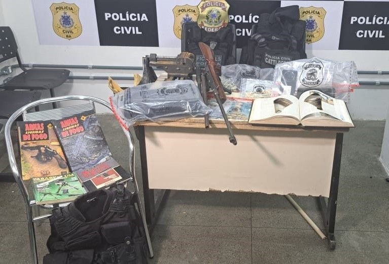Operação Vulcanus desmantela fábrica clandestina de armas na Bahia