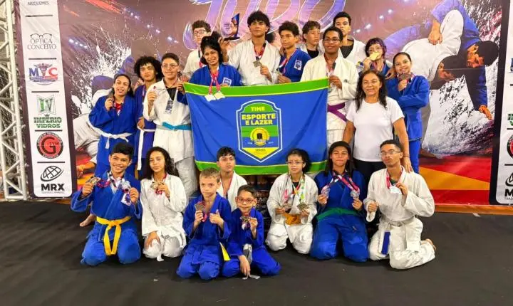 Atletas do Construindo Campeões brilham em competição estadual de judô e levam Porto Velho ao pódio